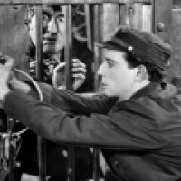 image from the film Steamboat Bill, Jr.