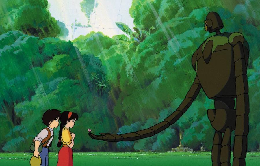 scene from the film CASTLE IN THE SKY