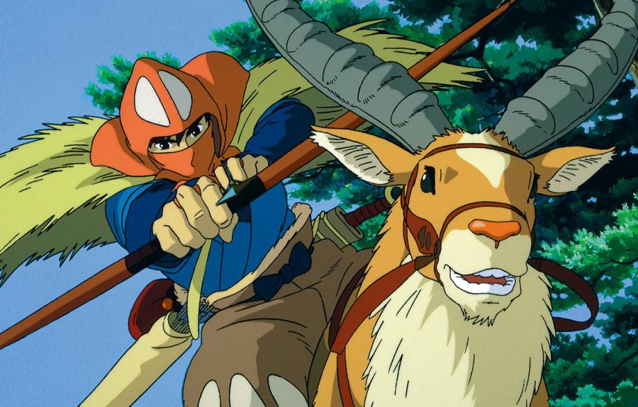 scene from the film PRINCESS MONONOKE