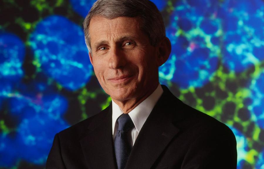 scene from the film DR. TONY FAUCI (AMERICAN MASTERS)
