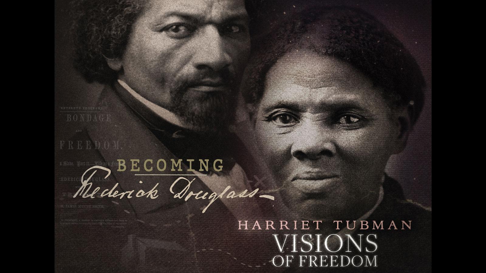 Scene from the film Becoming Frederick Douglass and Harriet Tubman: Visions of Freedom